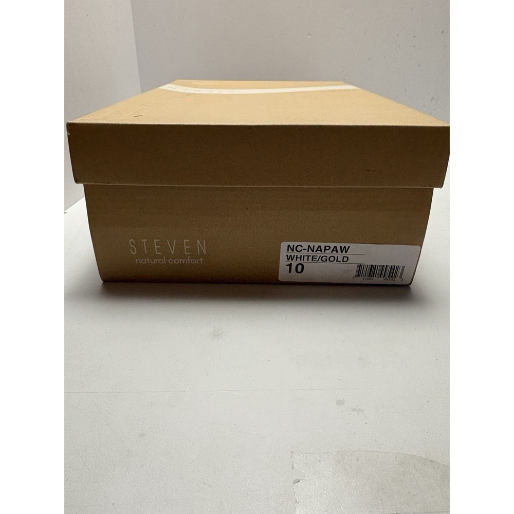 Steven By Steven Madden White Gold Women's Lace‎ Casual Comfort Sneakers 10 - Picture 5 of 6